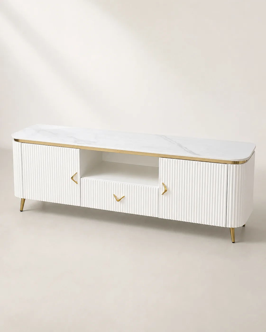 Contemporary TV runner unit 10 by Modi Interiors