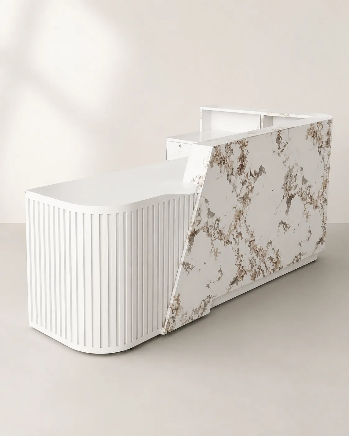 Modern reception counter 09 by Modi Interiors