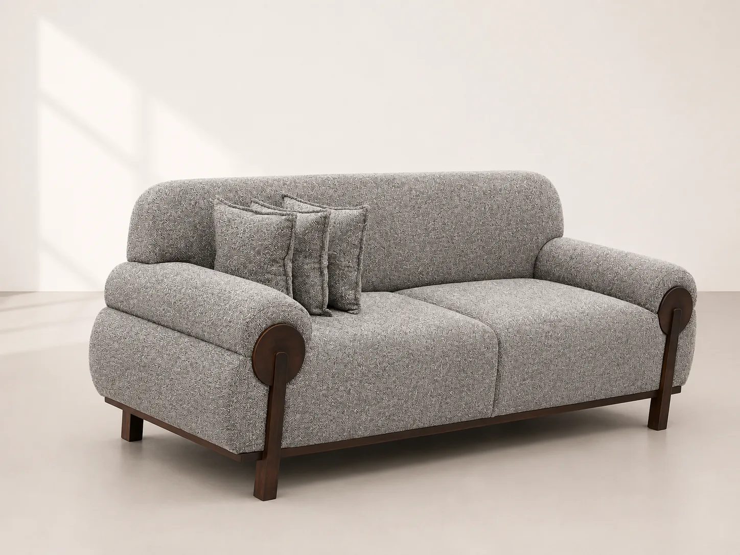 Grey Herringbone Loveseat at Modi Interiors Jagatpura Jaipur
