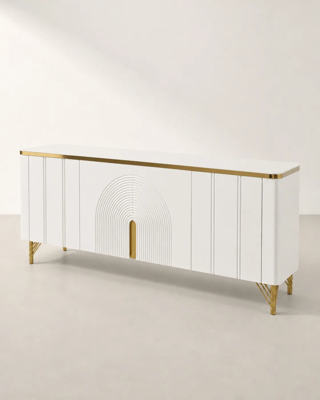 Contemporary TV runner unit by Modi Interiors