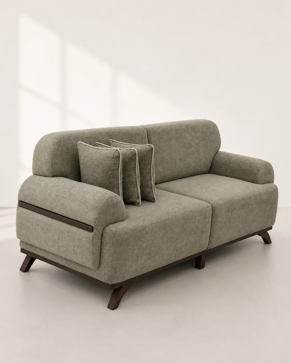 Sage Linen Weave Loveseat at Modi Interiors Jagatpura Jaipur